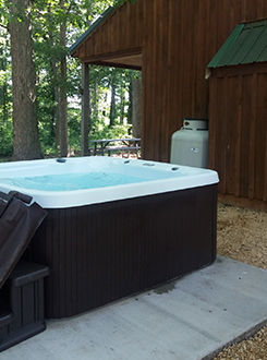 Outside Hot Tub 